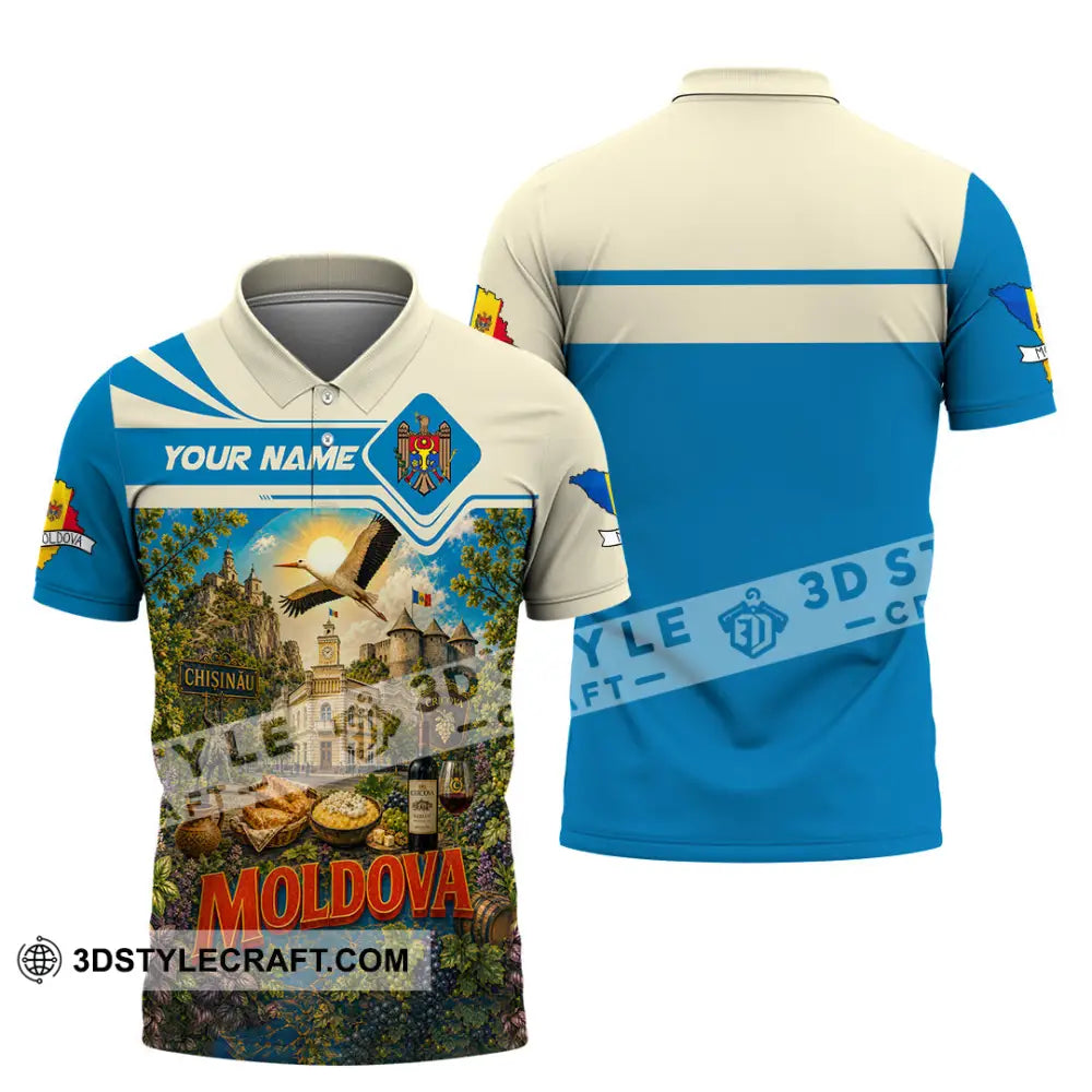 Unisex Shirt - Custom Moldova Shirt - Polo Shirt / S - T-shirt