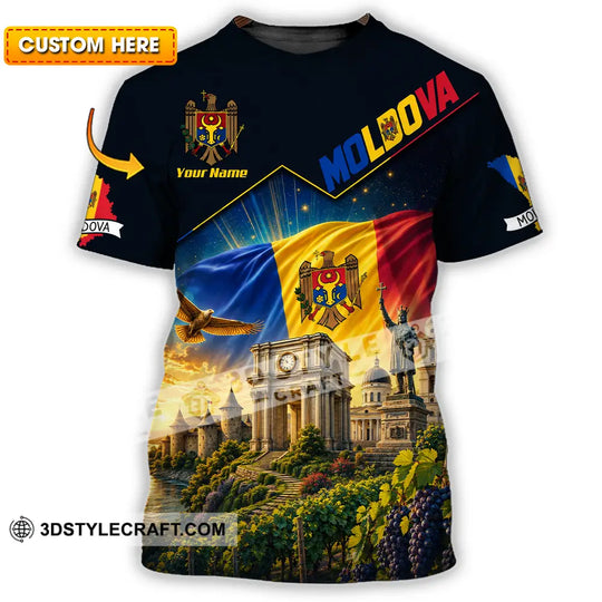Unisex Shirt - Custom Moldova Shirt style option 1