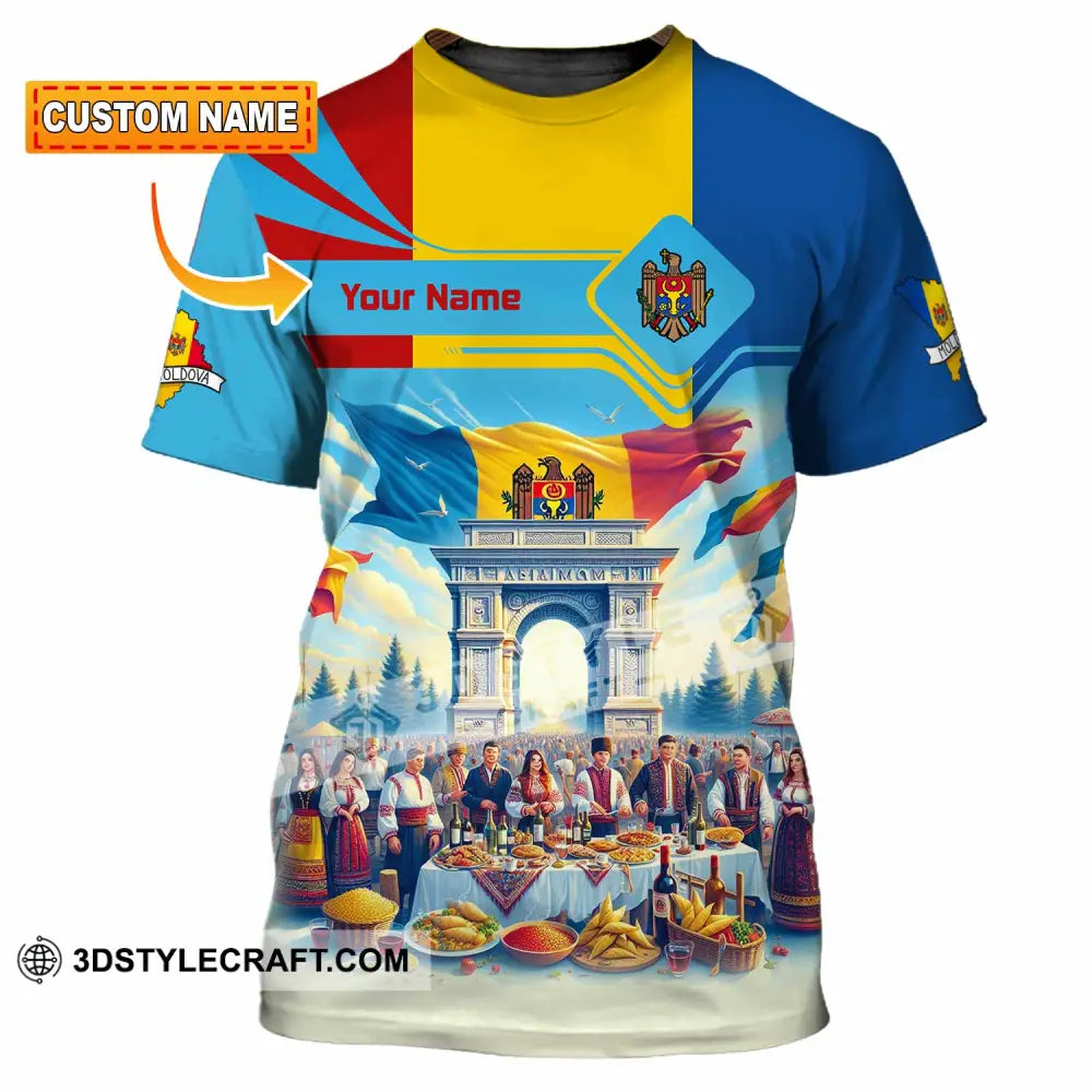 Unisex Shirt - Custom Moldova Shirt - T-shirt