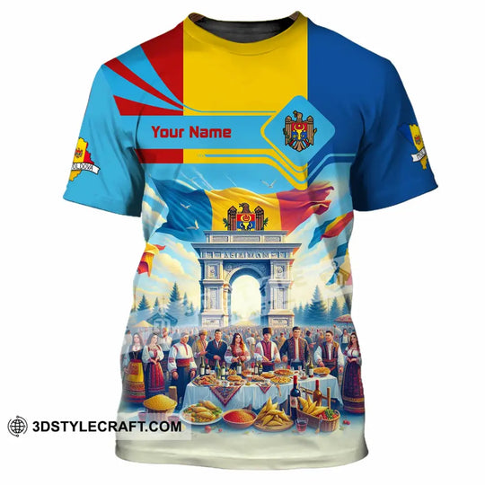 Unisex Shirt - Custom Moldova Shirt style option 2