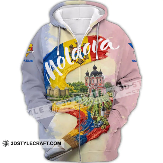 Unisex Shirt - Custom Moldova Shirt style option 3