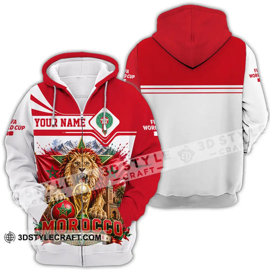 Unisex Shirt - Custom Morocco World Cup 2026 Shirt style option 4
