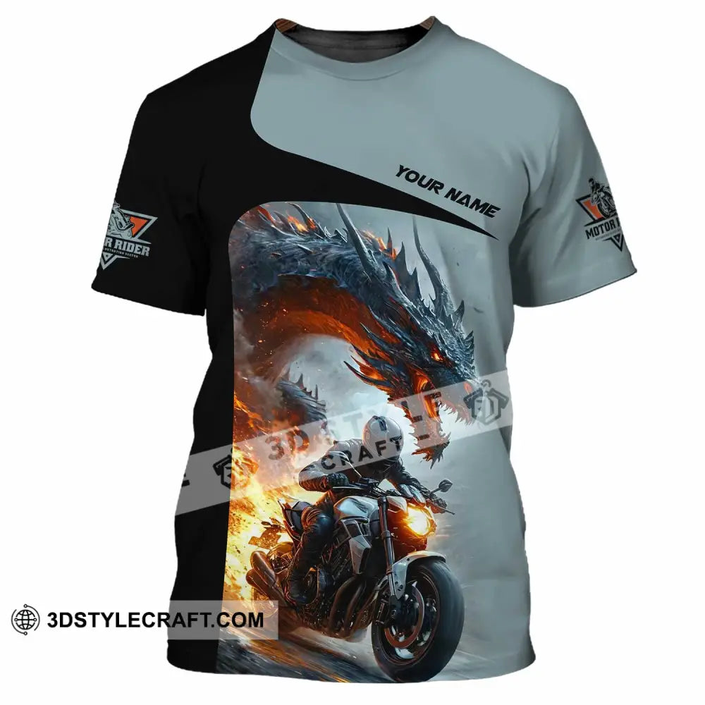Unisex Shirt Custom Moto Rider Shirt T Shirt / S T shirt