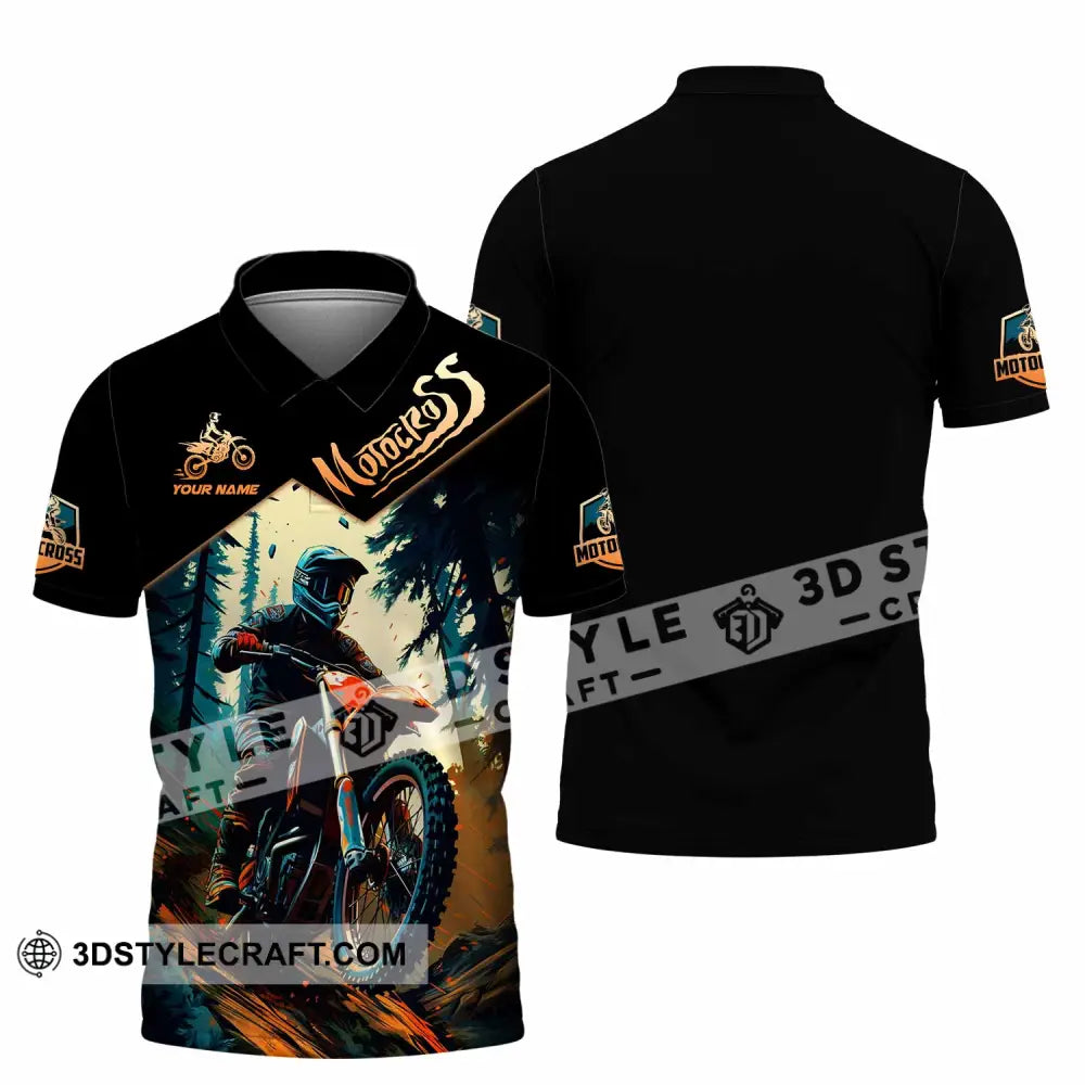 Unisex Shirt - Custom Motocross Shirt Polo Shirt / S T-shirt