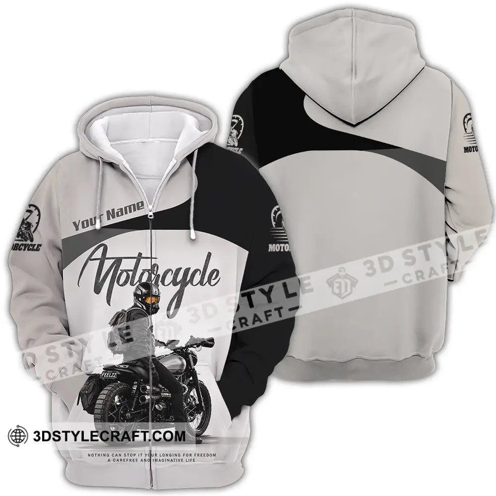 Unisex Shirt - Custom Motorcycle Shirt - Zipper Hoodie / S - T-shirt