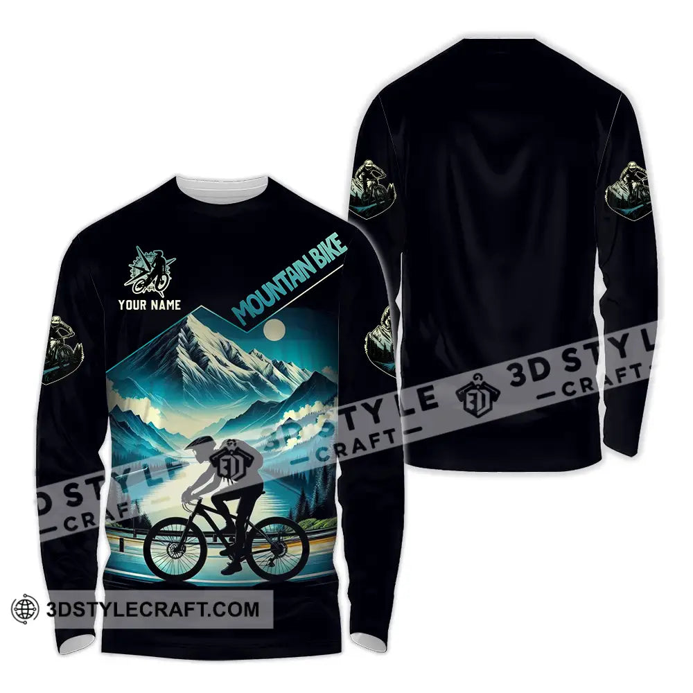 Unisex Shirt - Custom Mountain Bike 3D Shirt Long Sleeve Shirt / S T-shirt