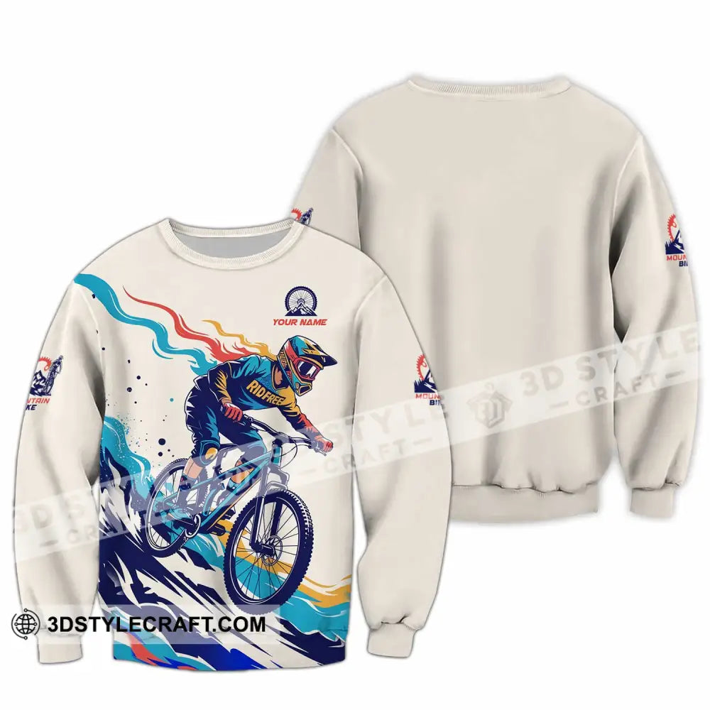 Unisex Shirt - Custom Mountain Bike Shirt Long Sleeve / S T-shirt