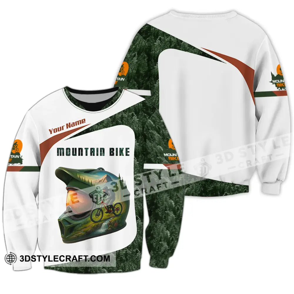 Unisex Shirt - Custom Mountain Bike Shirt Long Sleeve / S T-shirt
