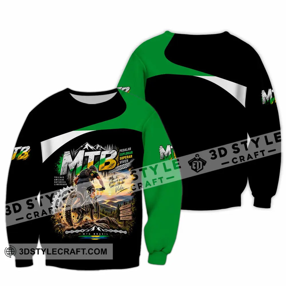 Unisex Shirt - Custom Mountain Bike Shirt - Long Sleeve / S - T-shirt