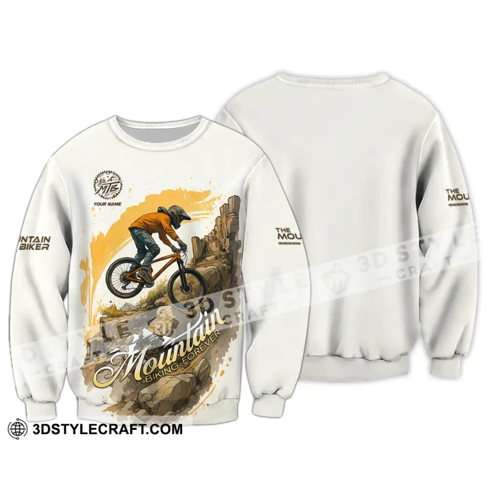 Unisex Shirt - Custom Mountain Bike Shirt Long Sleeve / S T-shirt
