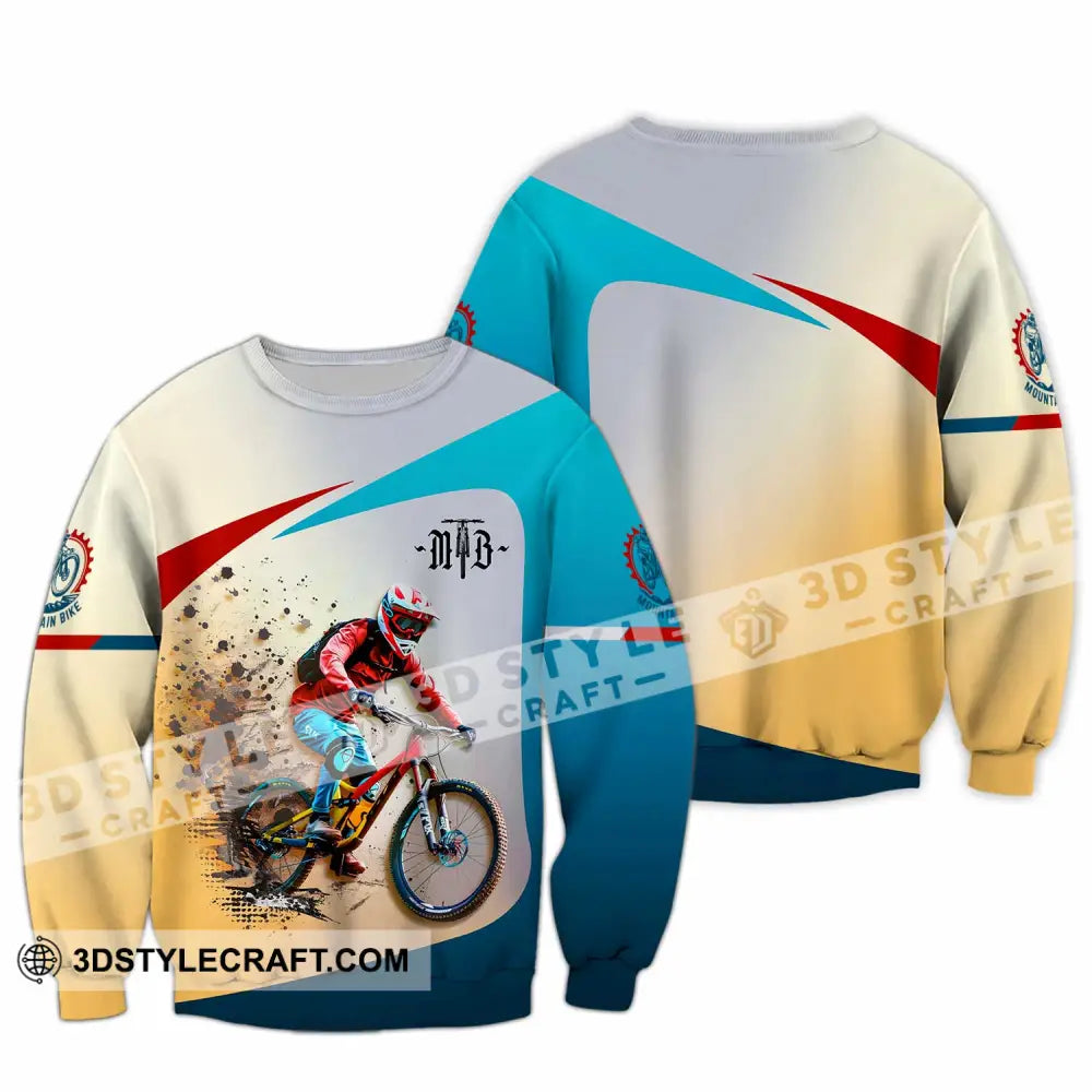 Unisex Shirt Custom Mountain Bike MTB Shirt Long Sleeve / S T shirt