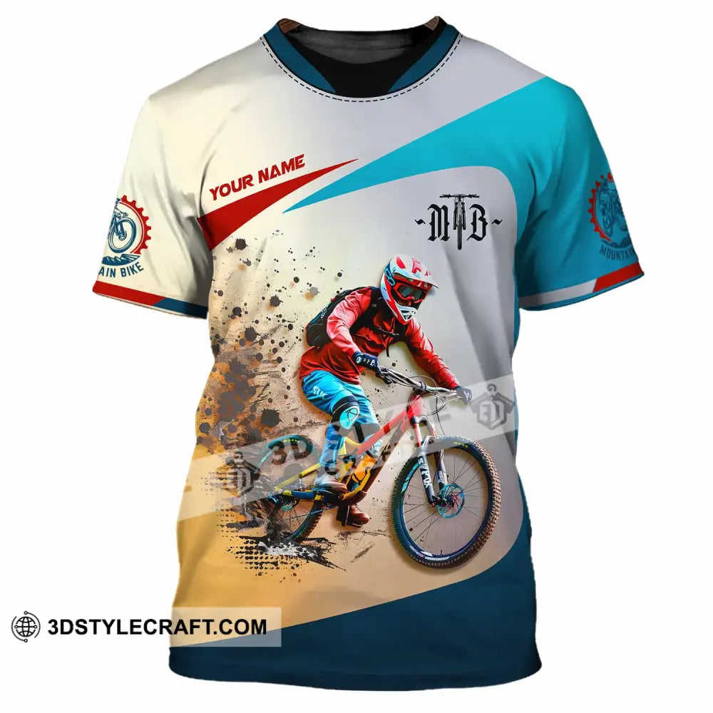 Unisex Shirt Custom Mountain Bike MTB Shirt T Shirt / S T shirt
