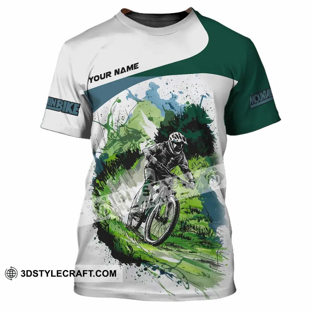 Unisex Shirt Custom Mountain Bike MTB Shirt T Shirt / S T shirt