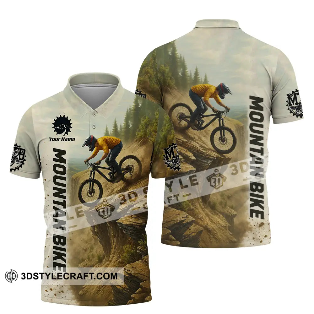 Unisex Shirt - Custom Mountain Bike Shirt Polo Shirt / S T-shirt