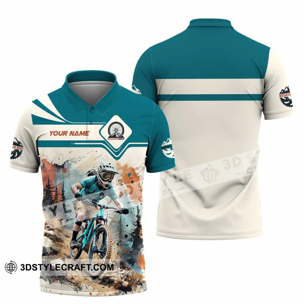 Unisex Shirt - Custom Mountain Bike Shirt Polo Shirt / S T-shirt