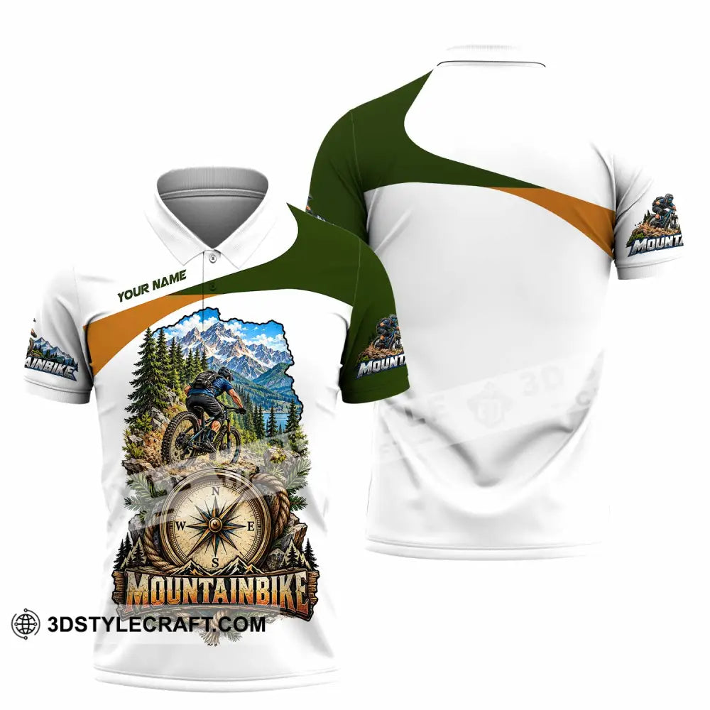 Unisex Shirt - Custom Mountain Bike Shirt - Polo Shirt / S - T-shirt