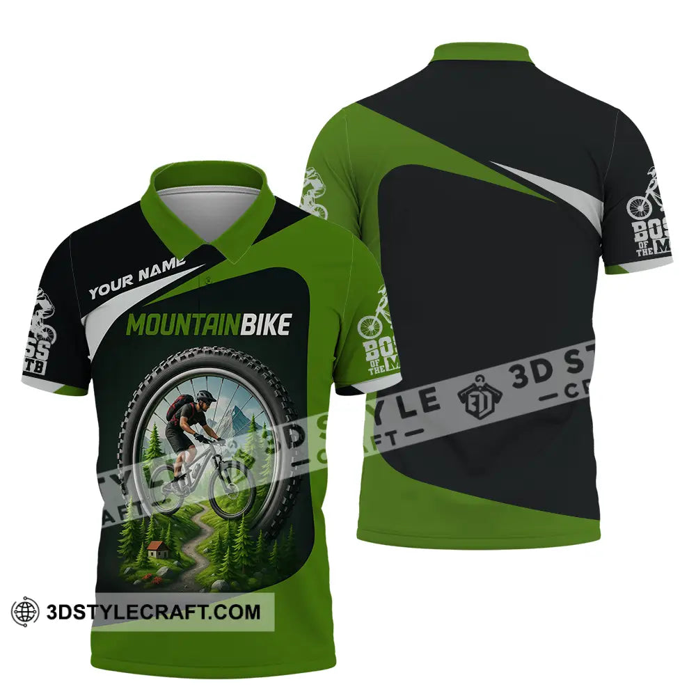 Unisex Shirt - Custom Mountain Bike Shirt Polo Shirt / S T-shirt