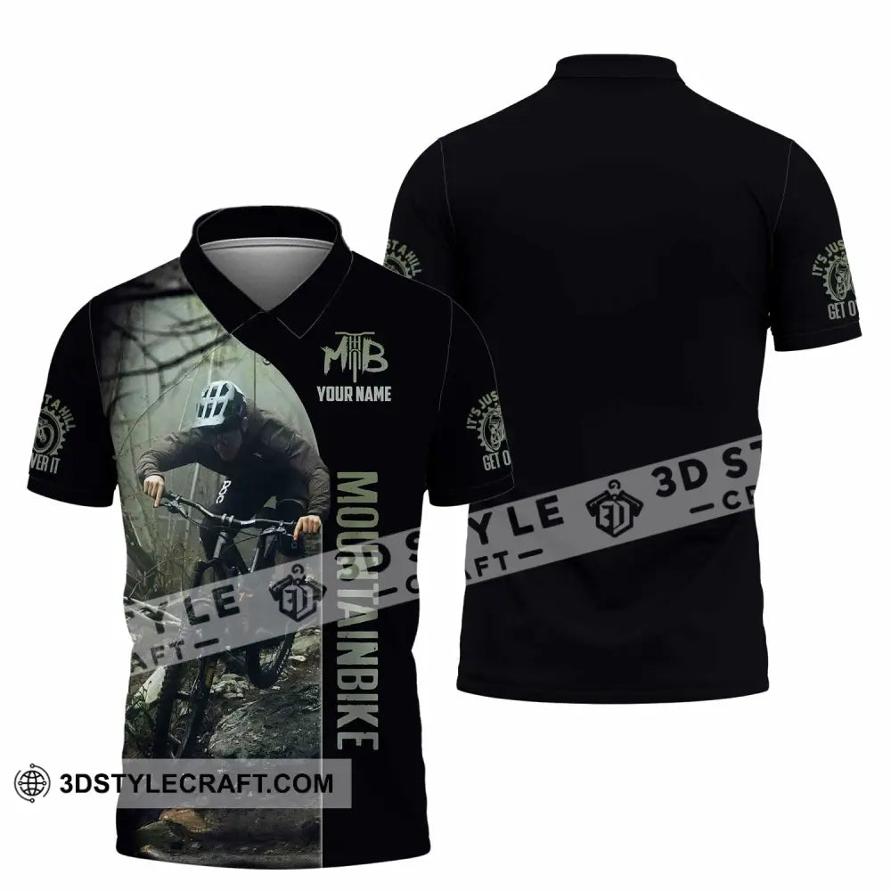 Unisex Shirt - Custom Mountain Bike Shirt Polo Shirt / S T-shirt