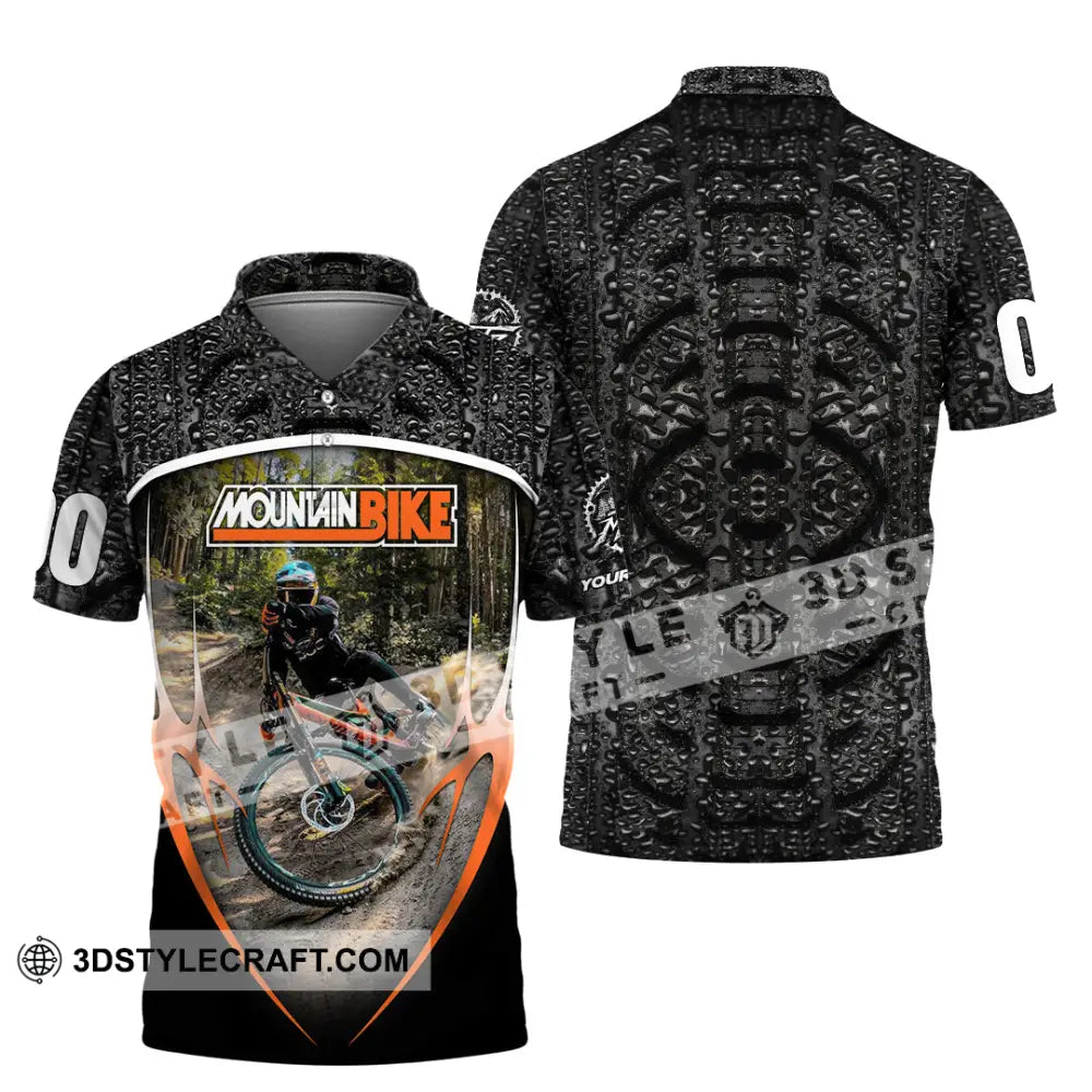 Unisex Shirt - Custom Mountain Bike Shirt Polo Shirt / S T-shirt