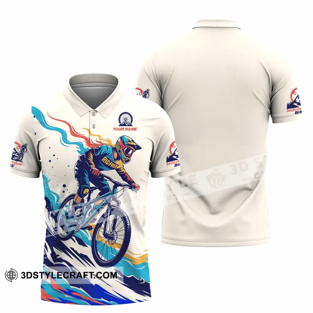Unisex Shirt - Custom Mountain Bike Shirt Polo Shirt / S T-shirt