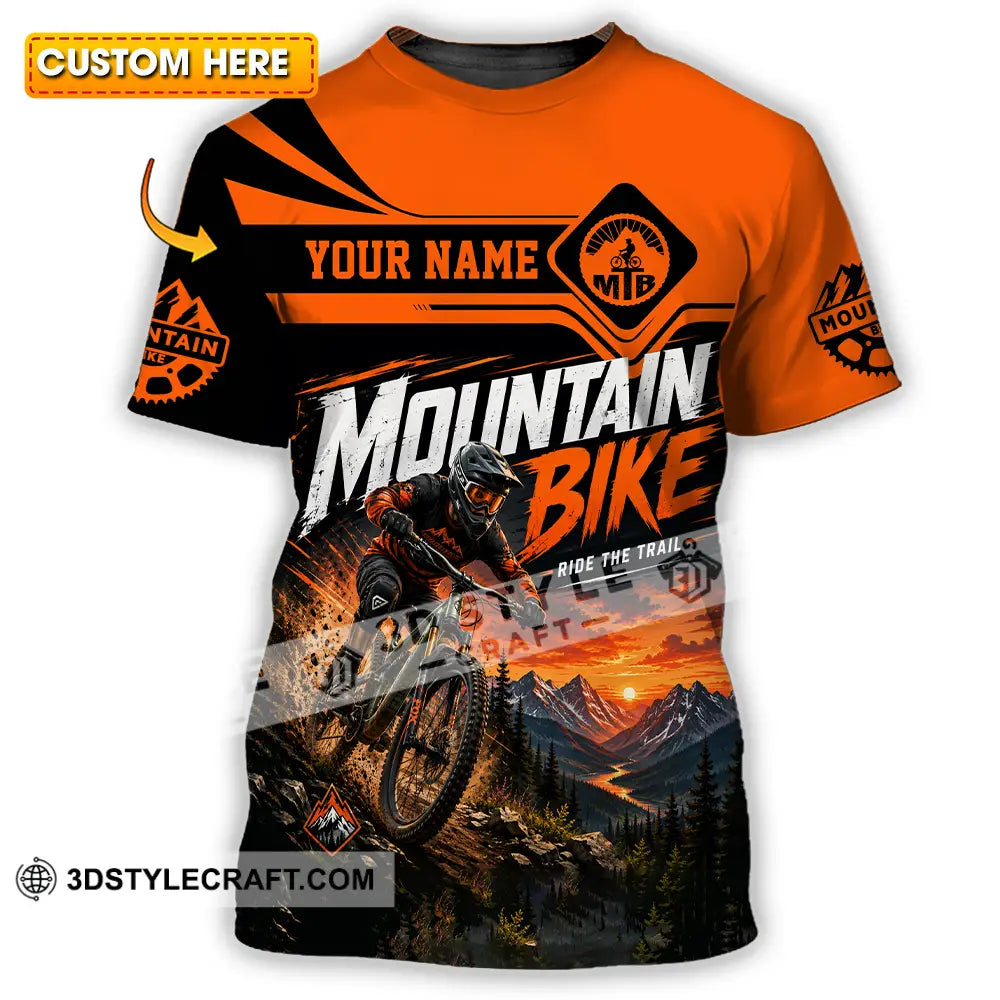 Unisex Shirt - Custom Mountain Bike Shirt - T-shirt