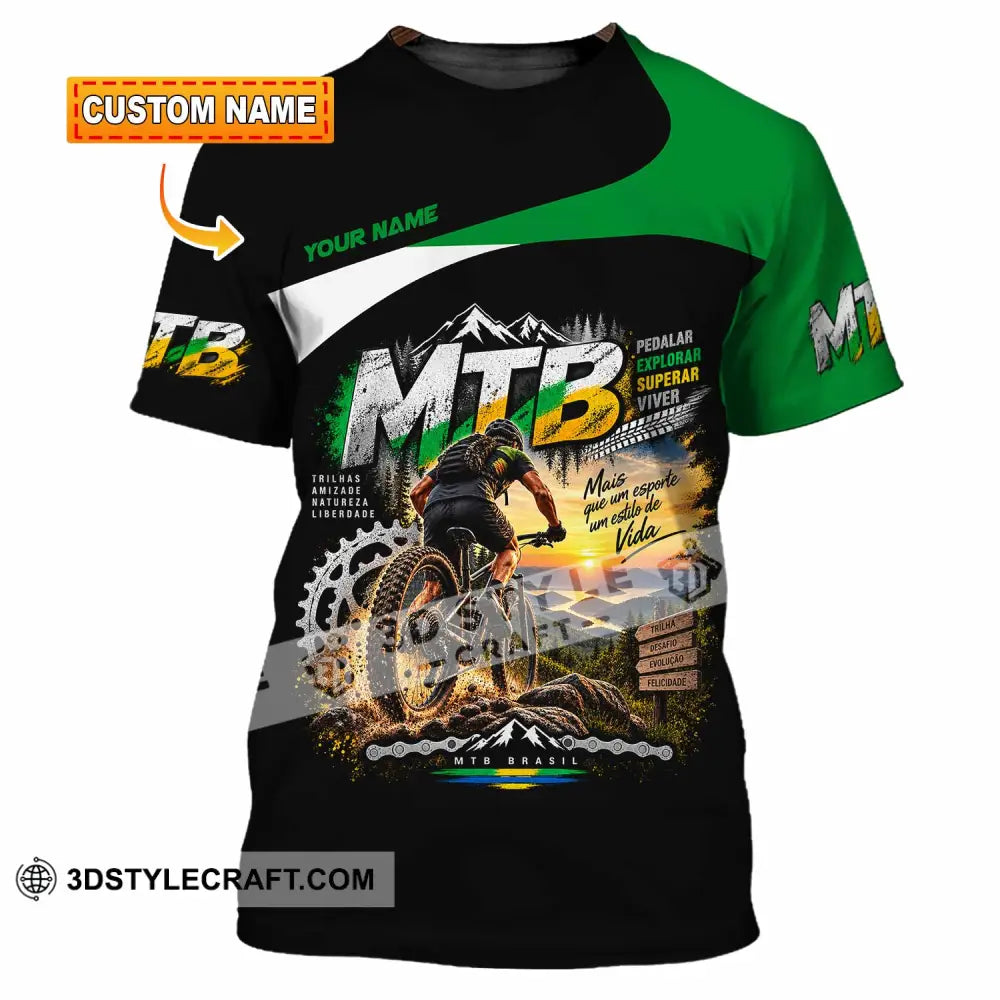 Unisex Shirt - Custom Mountain Bike Shirt - T-shirt