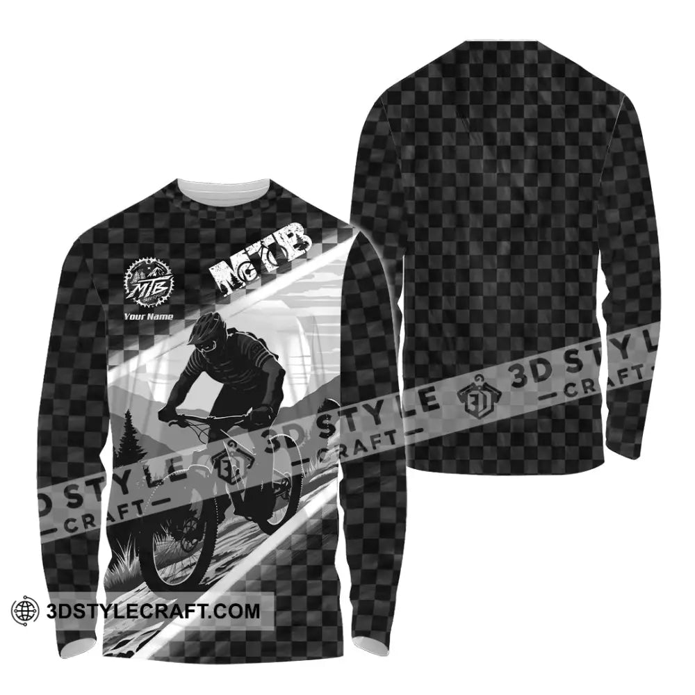 Unisex Shirt - Custom MTB Shirt Long Sleeve Shirt / S T-shirt