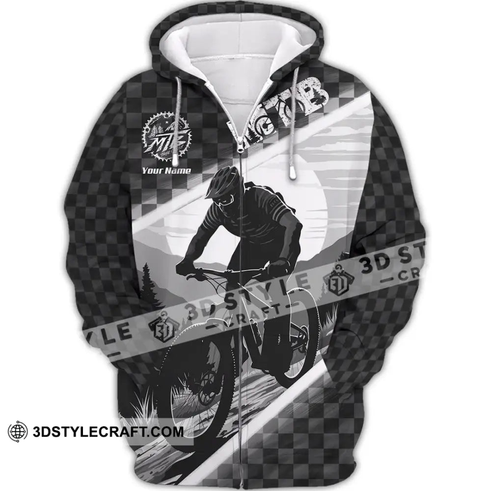Unisex Shirt - Custom MTB Shirt Zipper Hoodie / S T-shirt