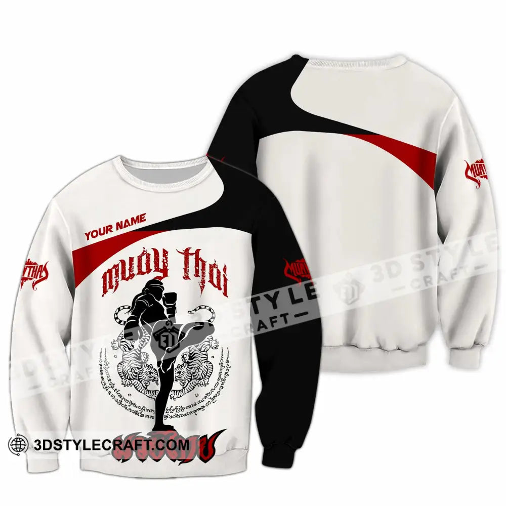 Unisex Shirt - Custom Muay Thai Shirt Long Sleeve / S T-shirt