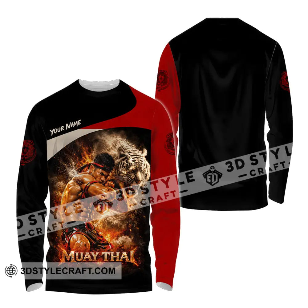 Unisex Shirt - Custom Muay Thai Shirt - Long Sleeve Shirt / S - T-shirt