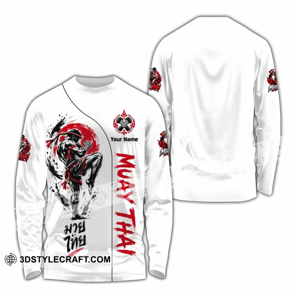 Unisex Shirt - Custom Muay Thai Shirt - Long Sleeve Shirt / S - T-shirt