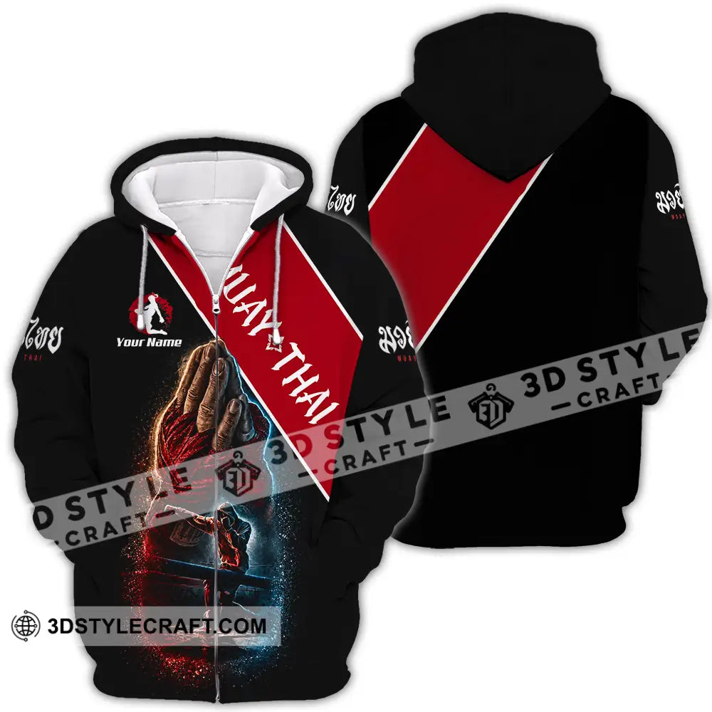Unisex Shirt - Custom Muay Thai Shirt - Zipper Hoodie / S - T-shirt