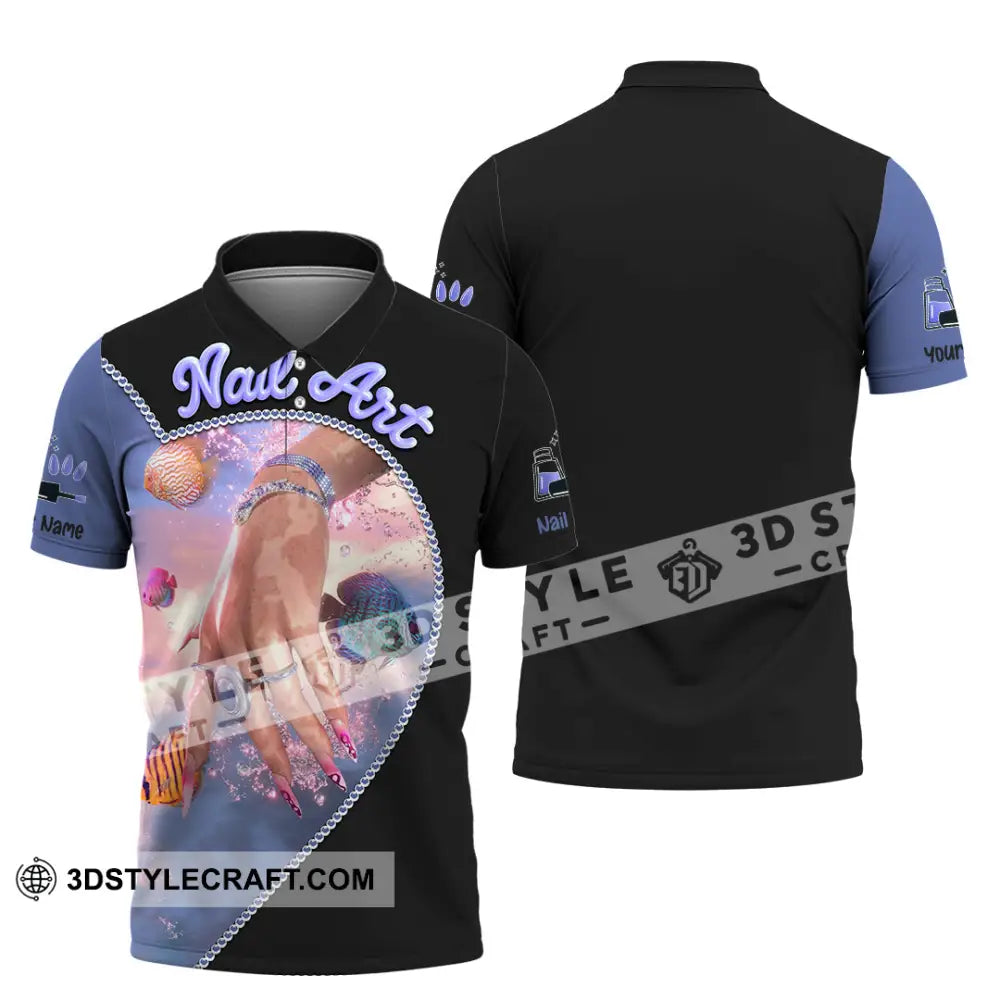 Unisex Shirt Custom Nails Art Shirt Polo Shirt / S T shirt