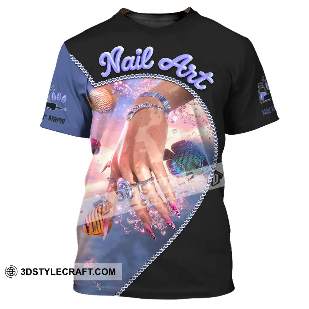 Unisex Shirt Custom Nails Art Shirt T Shirt / S T shirt