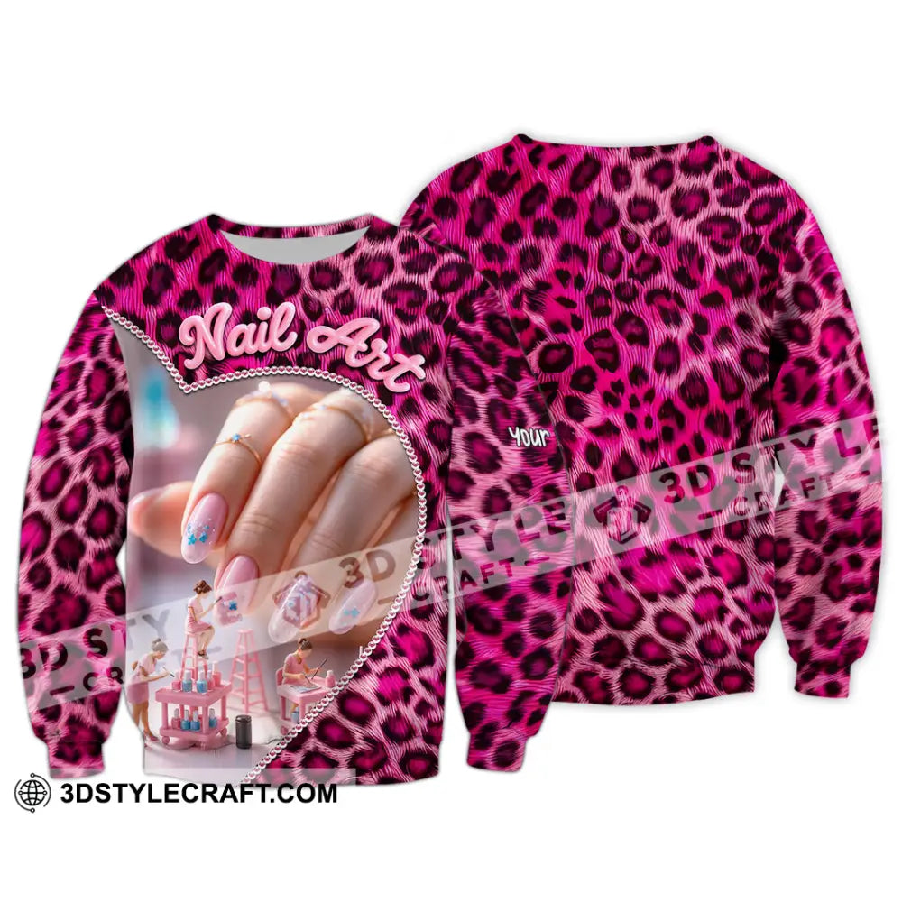 Unisex Shirt Custom Nails Artist Shirt Long Sleeve / S T shirt