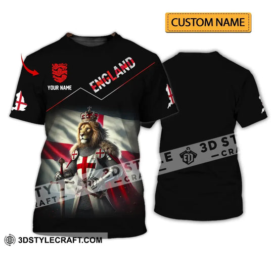 Unisex Shirt - Custom Name 2024 Euro Cup Shirt, England Team style option 1