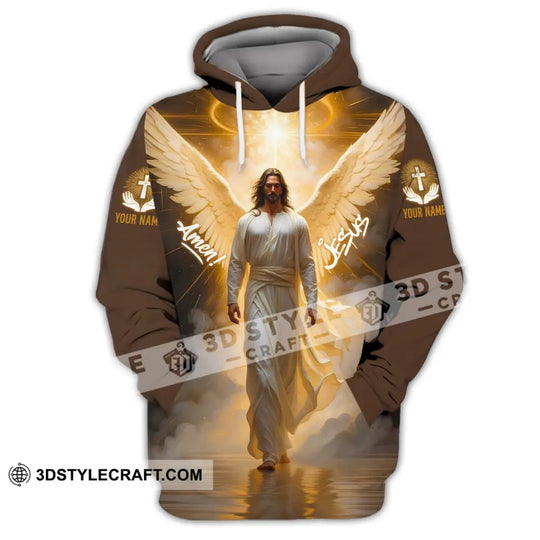 Unisex Shirt - Custom Name Shirt Amen Jesus style option 2
