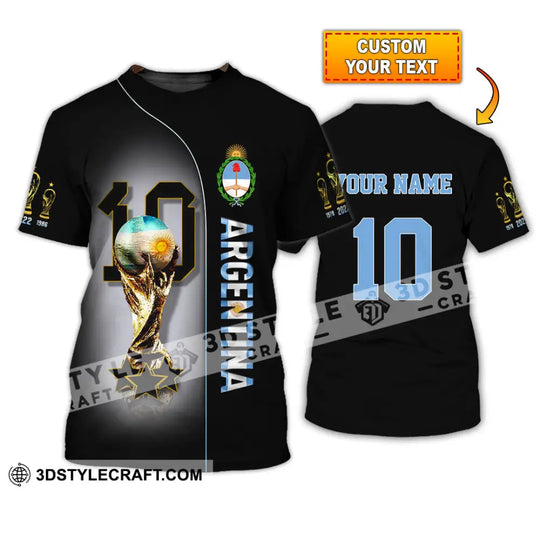 Unisex Shirt, Custom Name and Number Argentina Shirt, Argentina T-Shirt, Argentina Lover Gift style option 1