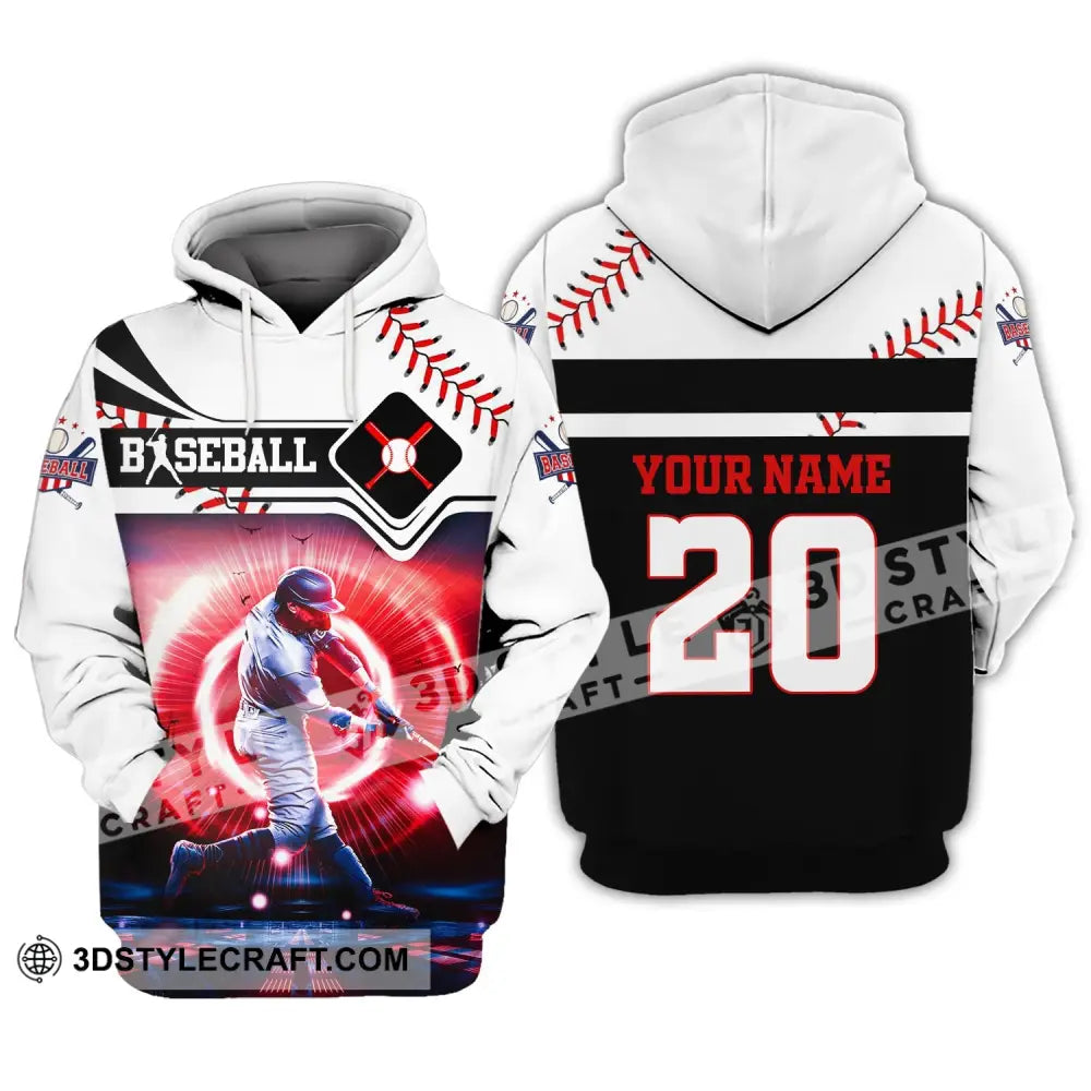 Unisex Shirt Custom Name And Number Baseball T-Shirt For Club Gift Players Hoodie / S T-Shirt