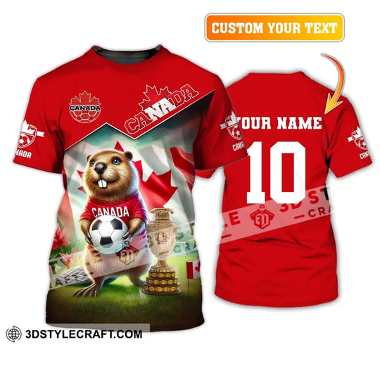 Unisex Shirt, Custom Name and Number Canada Football Polo Shirt, Canada Football Hoodie Long Sleeve Shirt style option 1