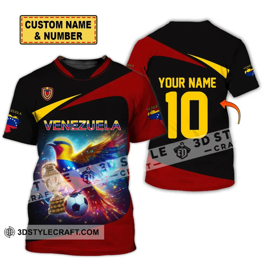 Unisex Shirt - Custom Name And Number COPA 2024 Cup Sport Shirt, Venezuela Team style option 1