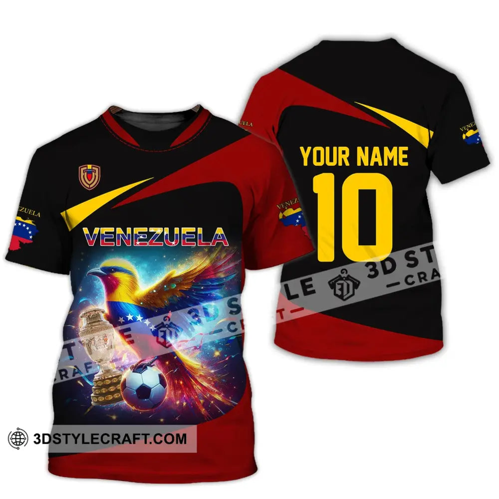 Unisex Shirt - Custom Name And Number Copa 2024 Cup Sport Venezuela Team T-Shirt / S T-Shirt