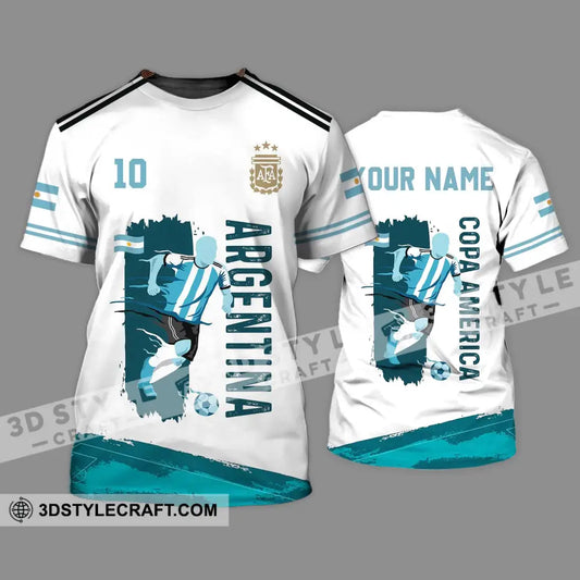 Unisex Shirt - Custom Name And Number Copa America Argentina T-Shirt / S T-Shirt