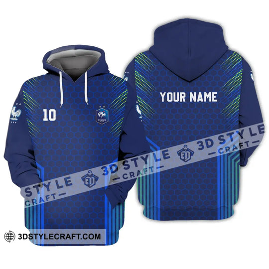 Unisex Shirt - Custom Name And Number Shirt, Euro 2024 Shirt, FFF France National Team style option 2