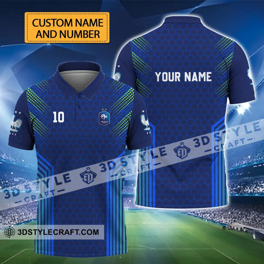 Unisex Shirt - Custom Name And Number Shirt, Euro 2024 Shirt, FFF France National Team style option 1