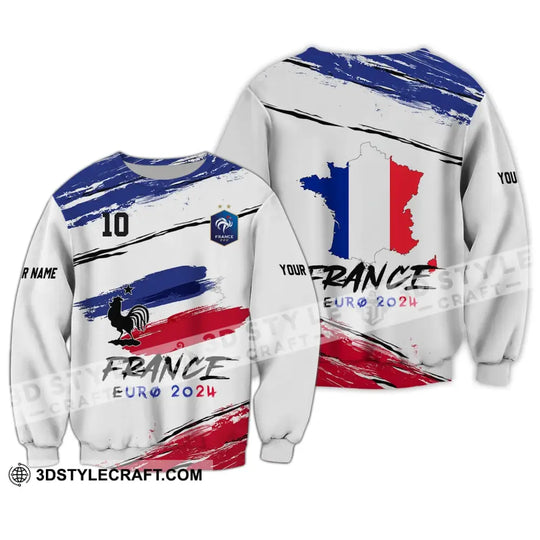 Unisex Shirt - Custom Name And Number Shirt, Euro 2024 France style option 4