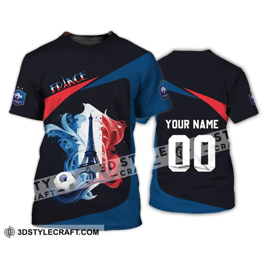 Unisex Shirt - Custom Name And Number Euro 2024 France Team T-Shirt / S T-Shirt