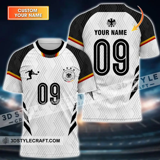 Unisex Shirt - Custom Name And Number, Euro 2024 Shirt Germany style option 1