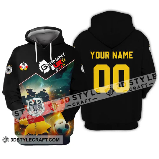Unisex Shirt - Custom Name And Number, Euro 2024 Germany Team Lover Shirt style option 2