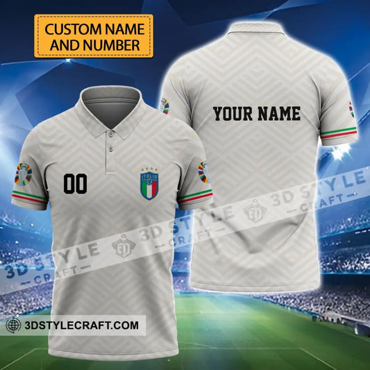 Unisex Shirt - Custom Name And Number Euro 2024 Italy National Team T-Shirt